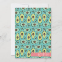 Avocado und Cilantro Salad Pattern