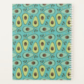 Avocado und Cilantro Salad Pattern Planer (Rückseite)