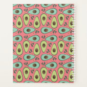 Avocado und Cilantro Salad Pattern Planer (Rückseite)