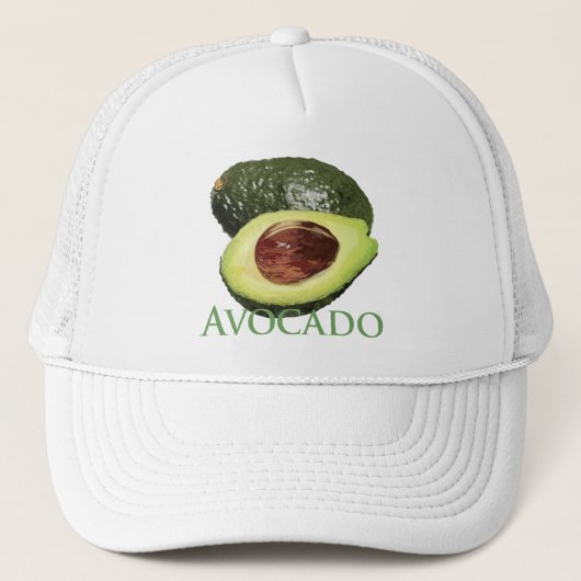 Avocado und halbes truckerkappe (Vorderseite)