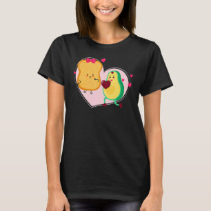 Avocado und Toast Süße Avocado Vegane Lebensmitt T-Shirt
