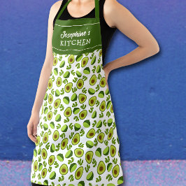 Avocado und Zitronen, Custom Kitchen Frucht Unisex Schürze