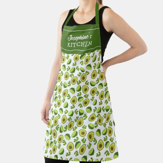 Avocado und Zitronen, Custom Kitchen Frucht Unisex Schürze (InSitu)