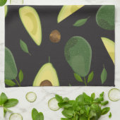 Avocado-Untersetzer aus Stoff Geschirrtuch (Gefaltet)