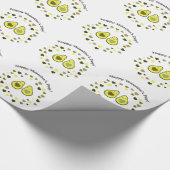 Avocado Valentine Geschenkpapier (Ecke)