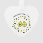 Avocado Valentine Ornament (Rückseite)