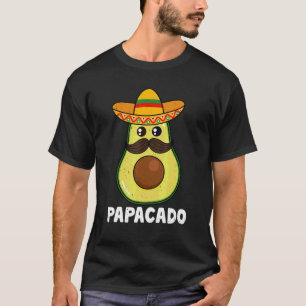 Avocado Vater Vegan Guacamole Papacado Sombrero Ci T-Shirt