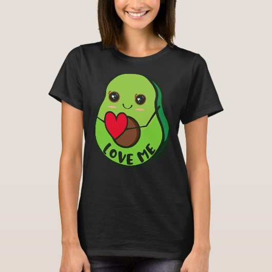 Avocado-Vegan-Kost T-Shirt (Vorderseite)