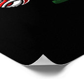 Avocado Vegane Fitness Cardio Workout Übung Poster (Ecke)