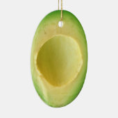 Avocado verrücktes 4Owen Keramikornament (Rechts)