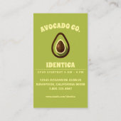 Avocado Visitenkarte (Rückseite)