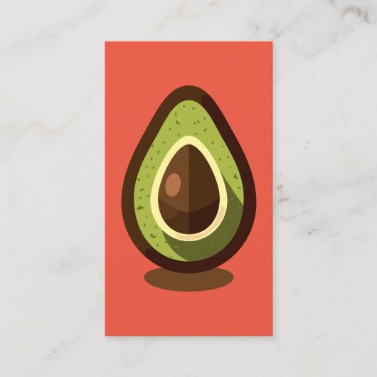 Avocado Visitenkarte (Vorderseite)