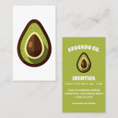 Avocado Visitenkarte (Vorne/Hinten)