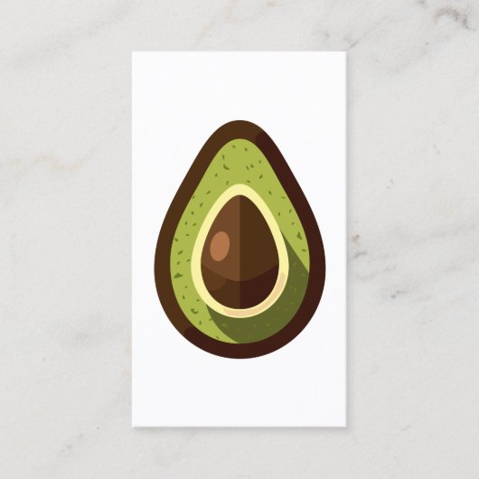 Avocado Visitenkarte (Vorderseite)