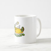 Avocado Volleyball Bestes Geschenk Kaffeetasse (VorderseiteRechts)
