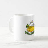 Avocado Volleyball Bestes Geschenk Kaffeetasse (Vorderseite Links)
