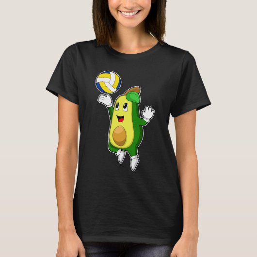 Avocado Volleyball T-Shirt (Vorderseite)