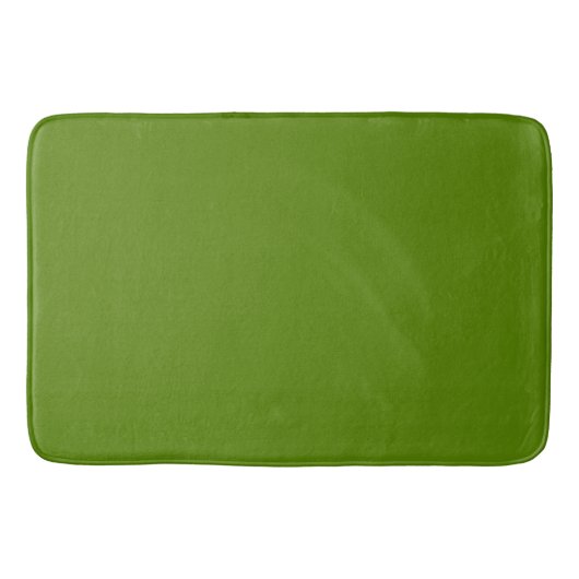 Avocado (Vollfarbe) Badematte (Vorderseite)