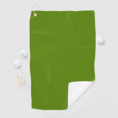 Avocado (Vollfarbe) Golfhandtuch (Insitu)
