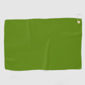 Avocado (Vollfarbe) Golfhandtuch (Horizontal)