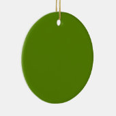 Avocado (Vollfarbe) Keramik Ornament (Rechts)