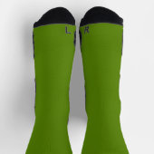Avocado (Vollfarbe) Socken (Oben)