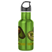 Avocado Wasserflasche aus Edelstahl (Vorderseite)