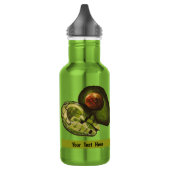 Avocado Wasserflasche aus Edelstahl (Links)