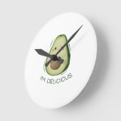 Avocado Watch: Stay on Time with Style Runde Wanduhr (Winkel)