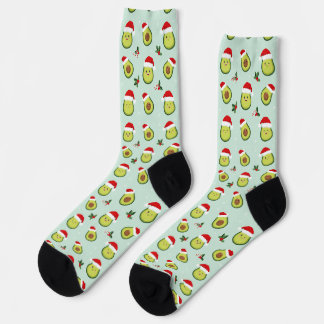 Avocado-Weihnachts-Socken Socken