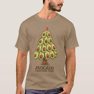 Avocado Weihnachtsbaum 10 T-Shirt