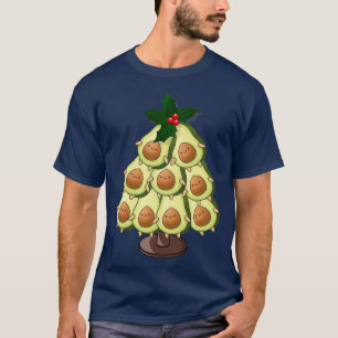 Avocado Weihnachtsbaum 5 T-Shirt