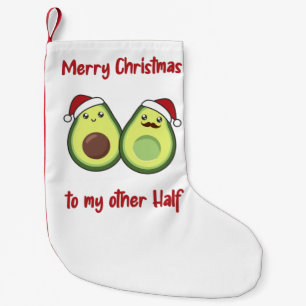 Avocado Weihnachtslicht Funny Avocados Adult Clot Kleiner Weihnachtsstrumpf