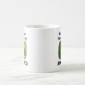Avocado Weißt du, dass ich so gesund bin? Kaffeetasse (Mittel)