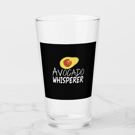 Avocado Whisperer Glas (Vorderseite)