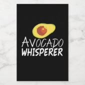 Avocado Whisperer Lebensmitteletikett (Einzelnes Label)