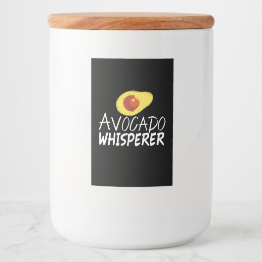 Avocado Whisperer Lebensmitteletikett (Vorderseite)