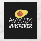 Avocado Whisperer Weinetikett (Einzelnes Label)
