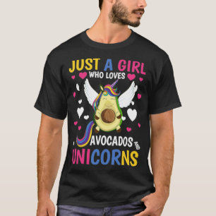 Avocado Women Fantasy Animal Girls Niedlich Unicor T-Shirt