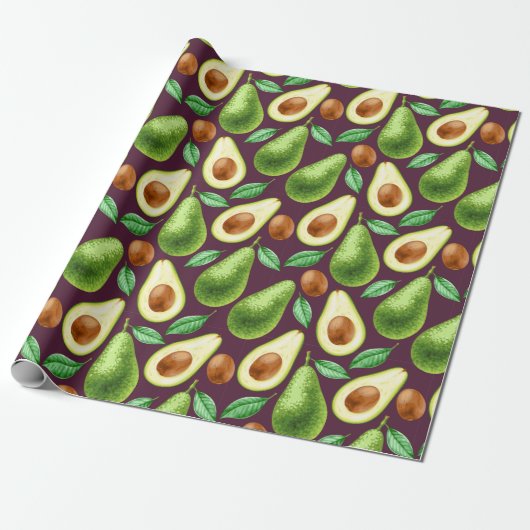 Avocado Wrapping Paper Geschenkpapier (Ungerollt)