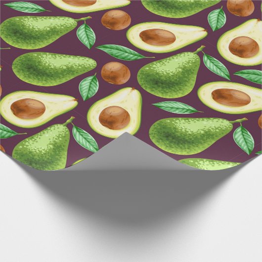 Avocado Wrapping Paper Geschenkpapier (Ecke)