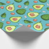 Avocado Wrapping Paper Geschenkpapier (Ecke)