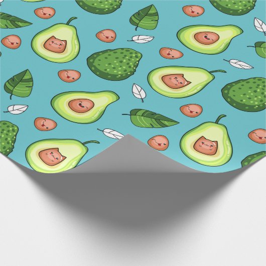 Avocado Wrapping Paper Geschenkpapier (Ecke)