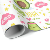Avocado Wrapping Paper Geschenkpapier (Rolleneckpunkt)
