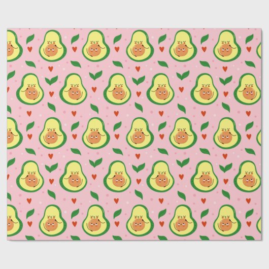 Avocado Wrapping Paper Geschenkpapier (Flach)