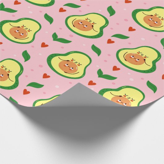 Avocado Wrapping Paper Geschenkpapier (Ecke)