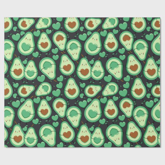 Avocado Wrapping Paper Geschenkpapier (Flach)