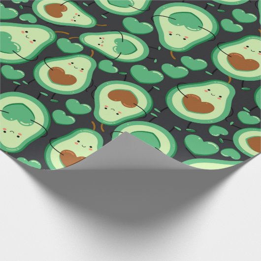 Avocado Wrapping Paper Geschenkpapier (Ecke)