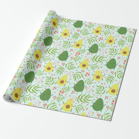 Avocado Wrapping Paper Geschenkpapier (Ungerollt)