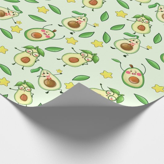 Avocado Wrapping Paper Geschenkpapier (Ecke)